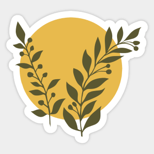 Tropical Leaves Sticker